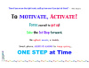 Motivate to Activate